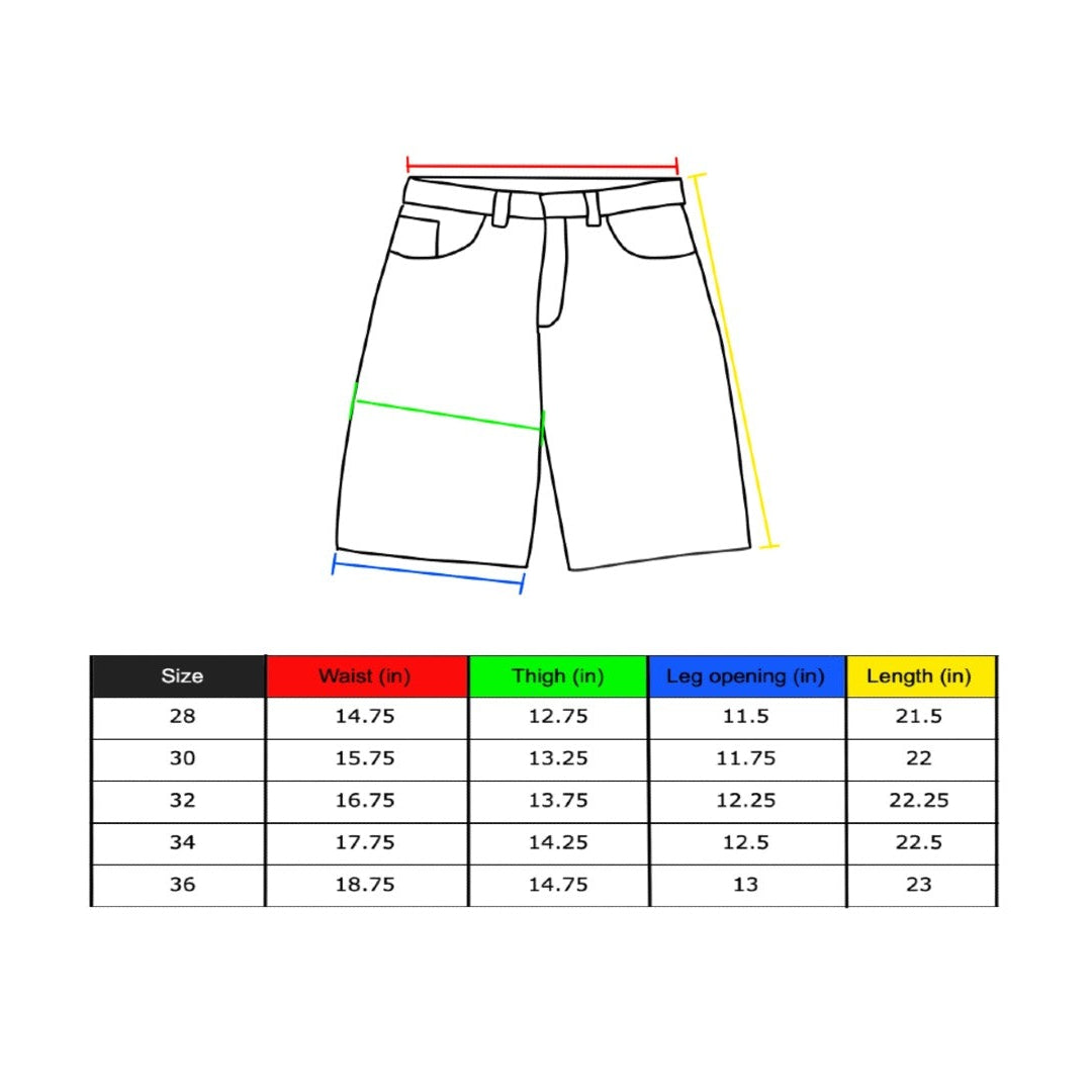 BAGGY DENIM SHORTS